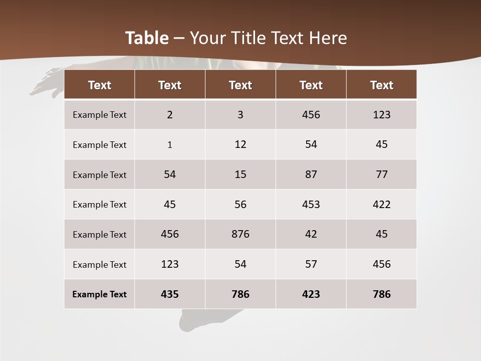 Flying Fitness Color PowerPoint Template