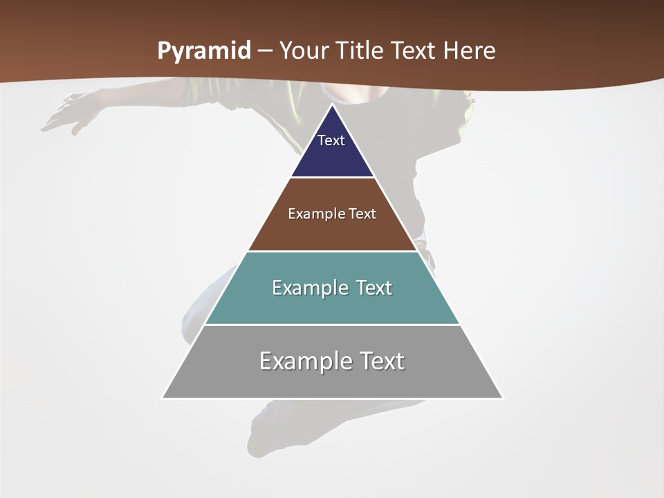 Flying Fitness Color PowerPoint Template