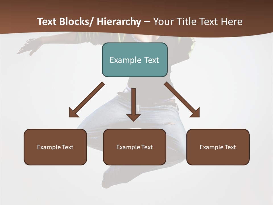 Flying Fitness Color PowerPoint Template