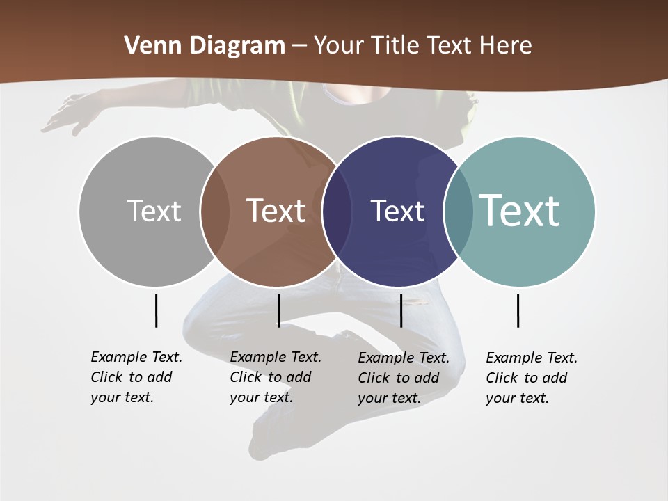 Flying Fitness Color PowerPoint Template