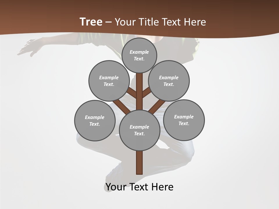 Flying Fitness Color PowerPoint Template