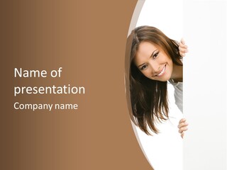 Over Isolated Smile PowerPoint Template