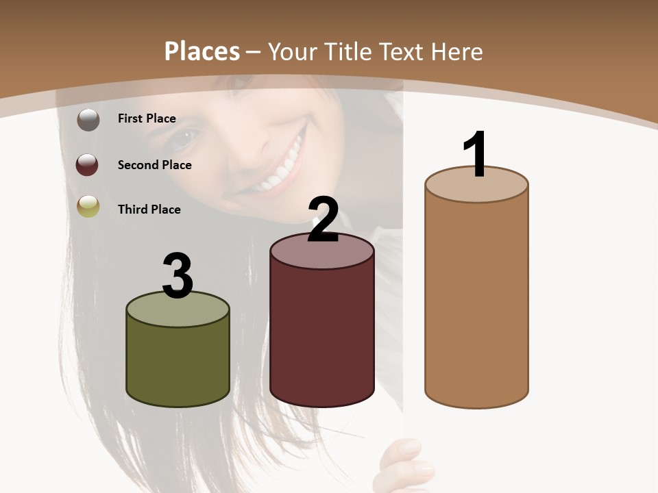 Over Isolated Smile PowerPoint Template