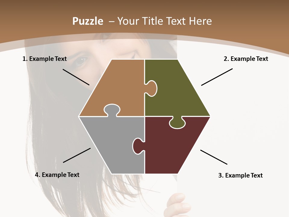 Over Isolated Smile PowerPoint Template
