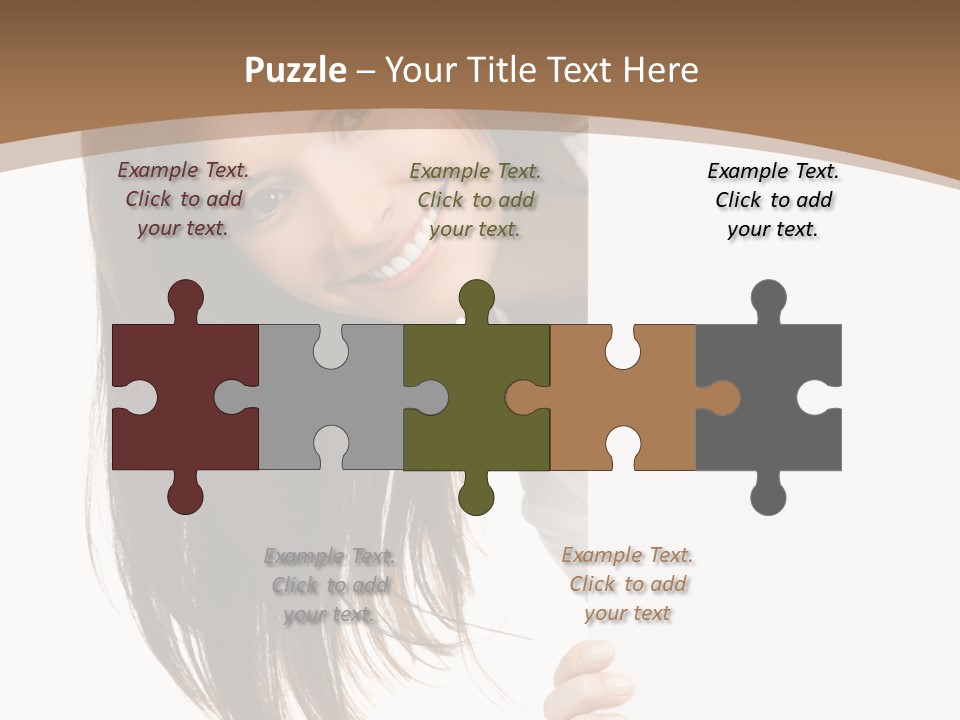 Over Isolated Smile PowerPoint Template