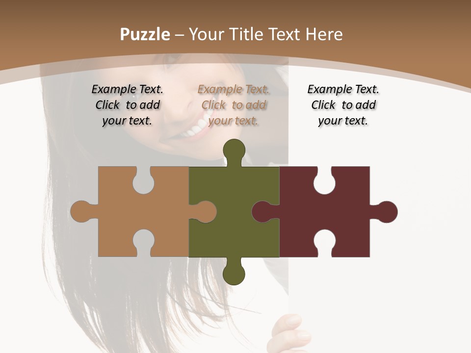 Over Isolated Smile PowerPoint Template