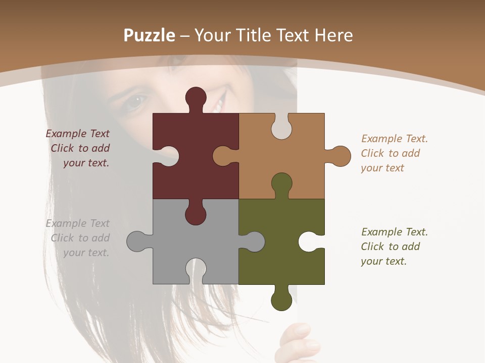 Over Isolated Smile PowerPoint Template