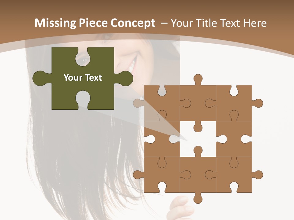 Over Isolated Smile PowerPoint Template