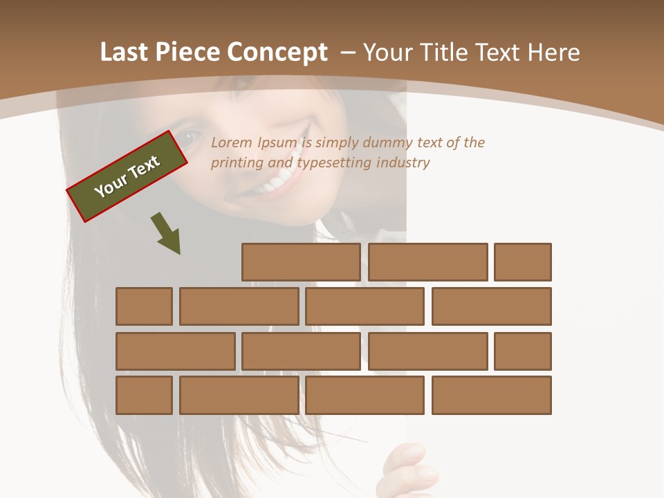 Over Isolated Smile PowerPoint Template