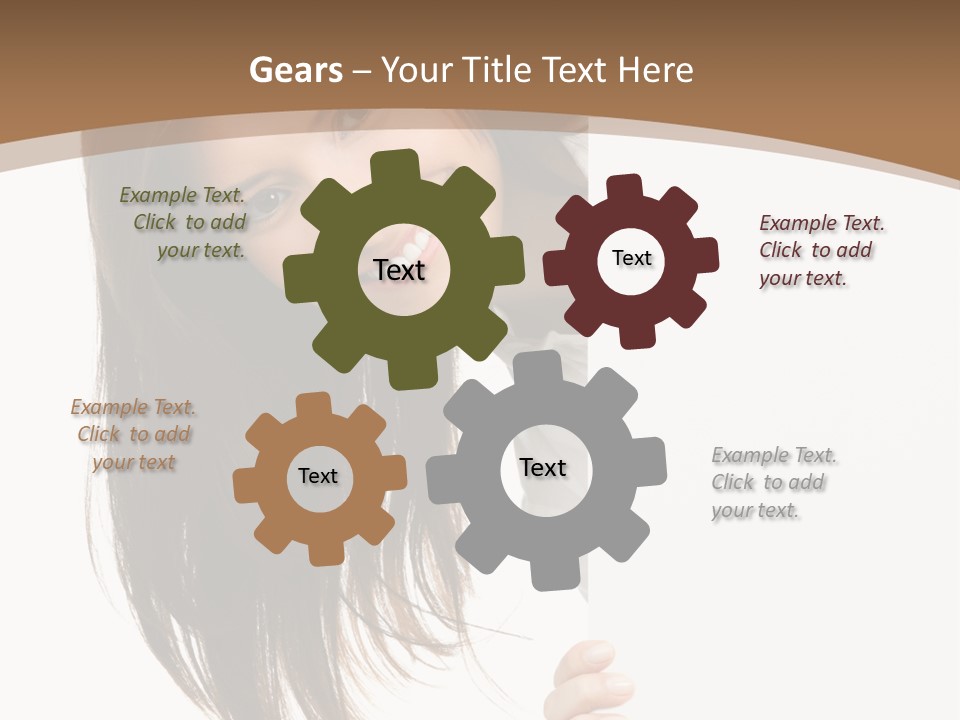 Over Isolated Smile PowerPoint Template
