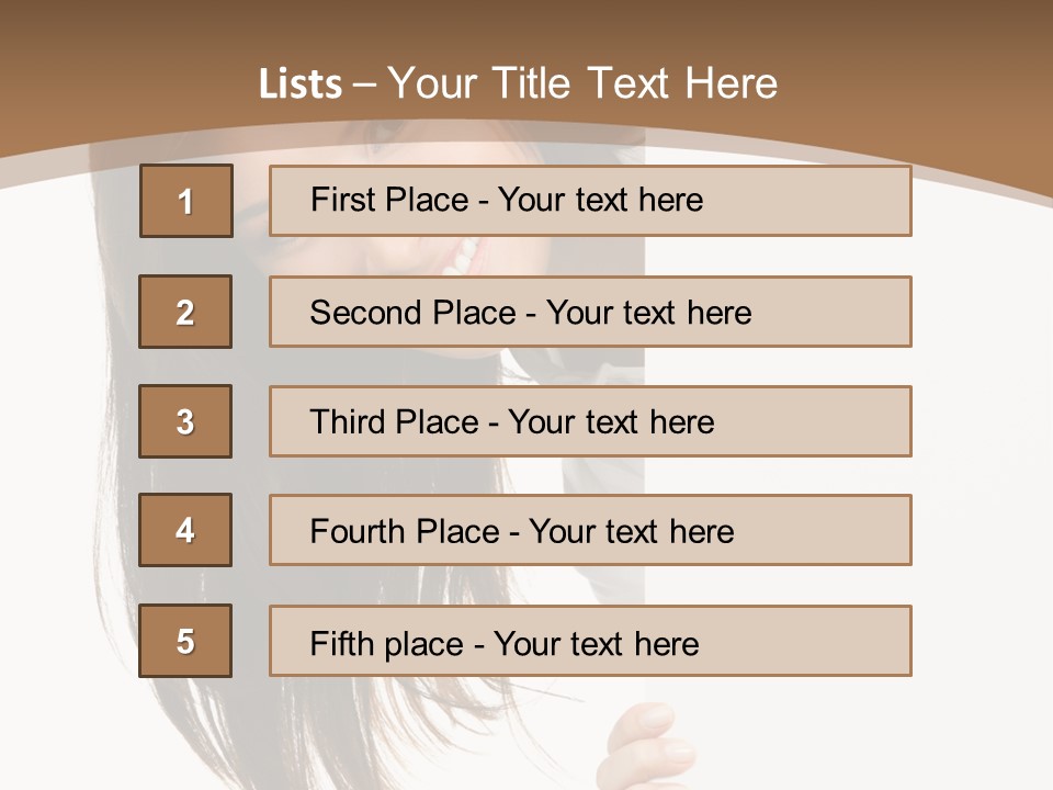 Over Isolated Smile PowerPoint Template