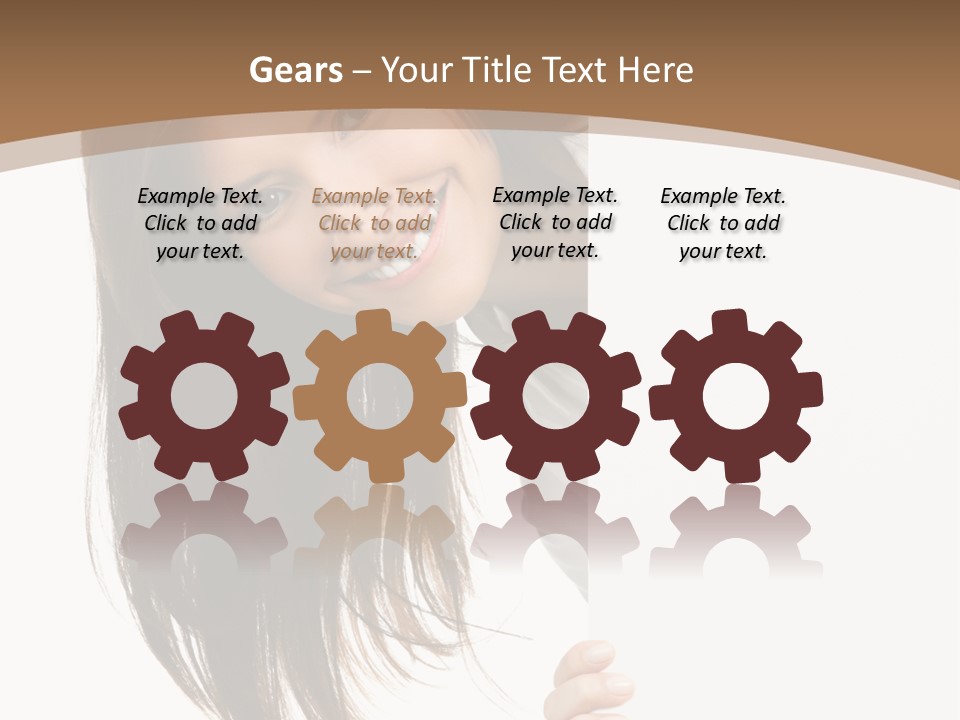 Over Isolated Smile PowerPoint Template