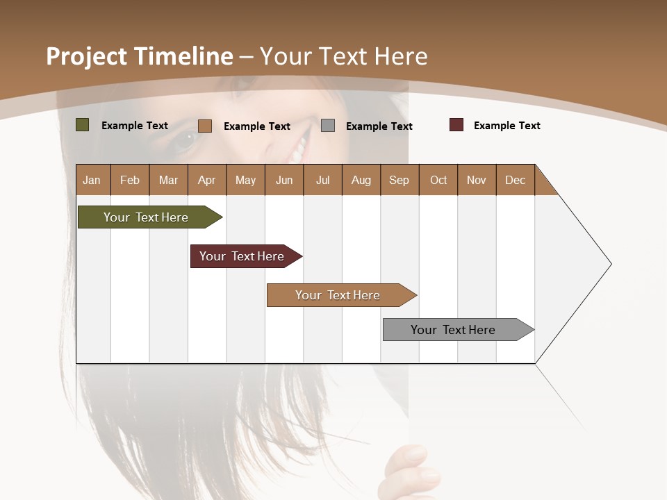 Over Isolated Smile PowerPoint Template