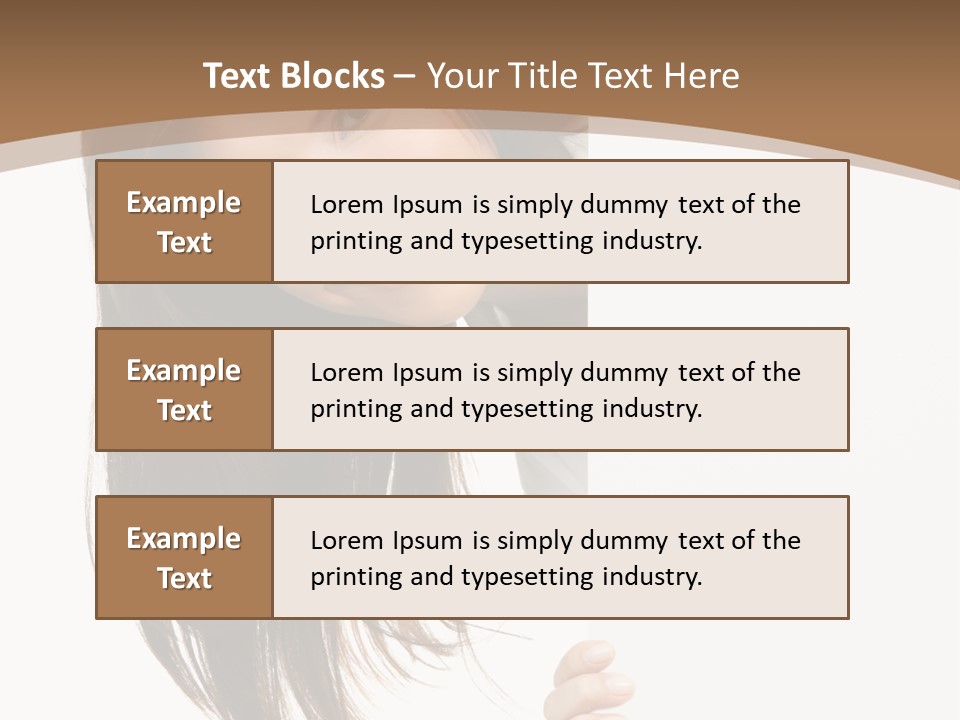 Over Isolated Smile PowerPoint Template