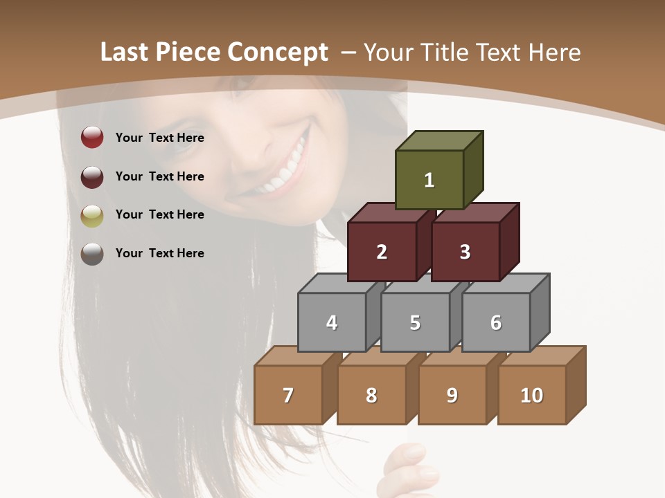 Over Isolated Smile PowerPoint Template