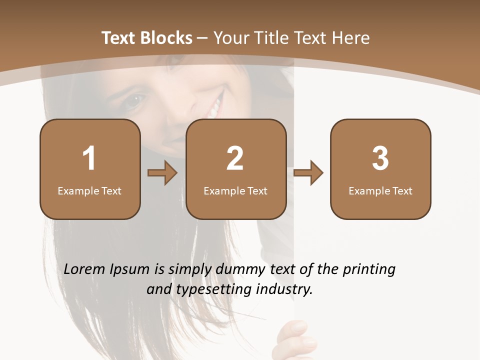 Over Isolated Smile PowerPoint Template