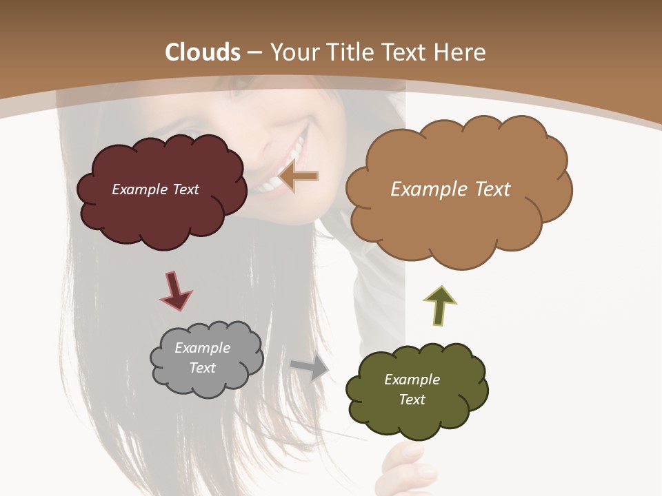 Over Isolated Smile PowerPoint Template