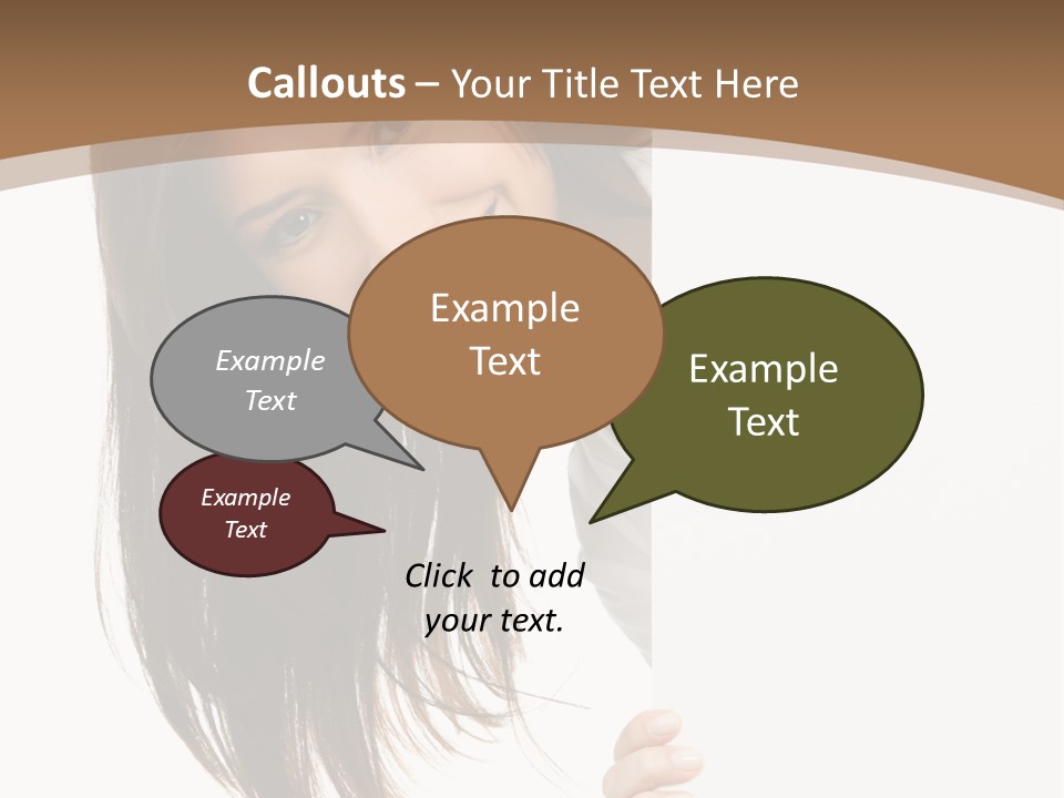 Over Isolated Smile PowerPoint Template