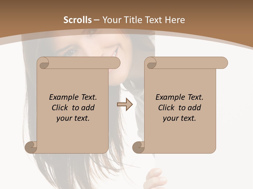 Over Isolated Smile PowerPoint Template