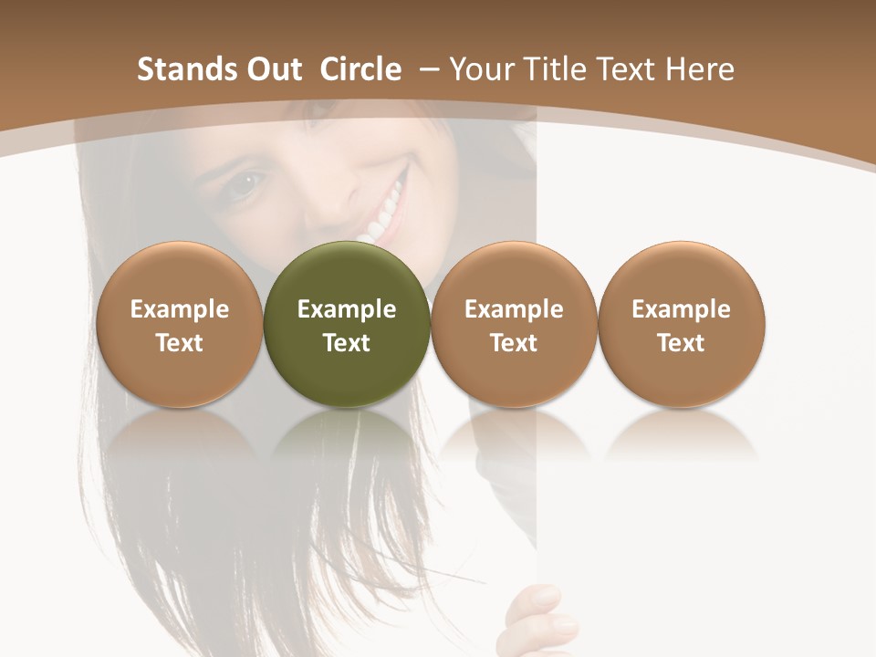 Over Isolated Smile PowerPoint Template