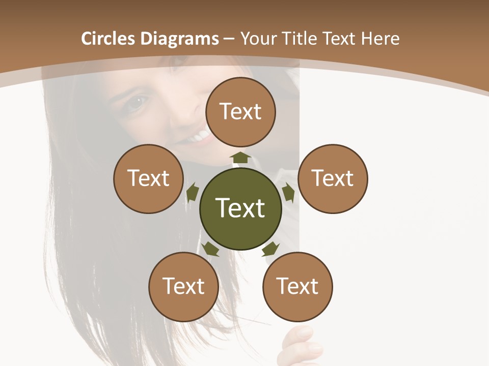 Over Isolated Smile PowerPoint Template