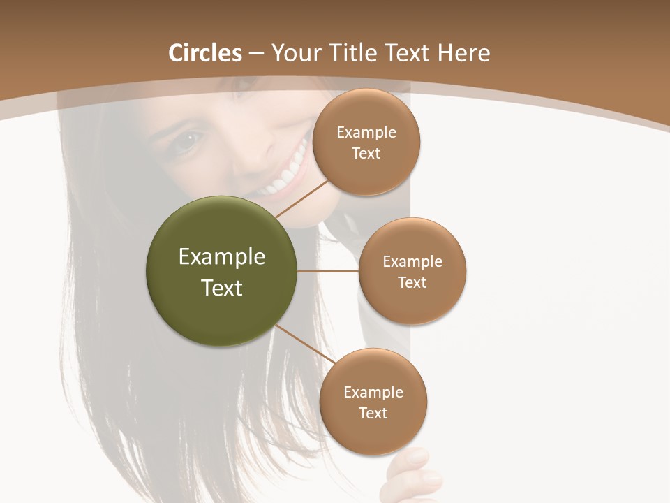 Over Isolated Smile PowerPoint Template