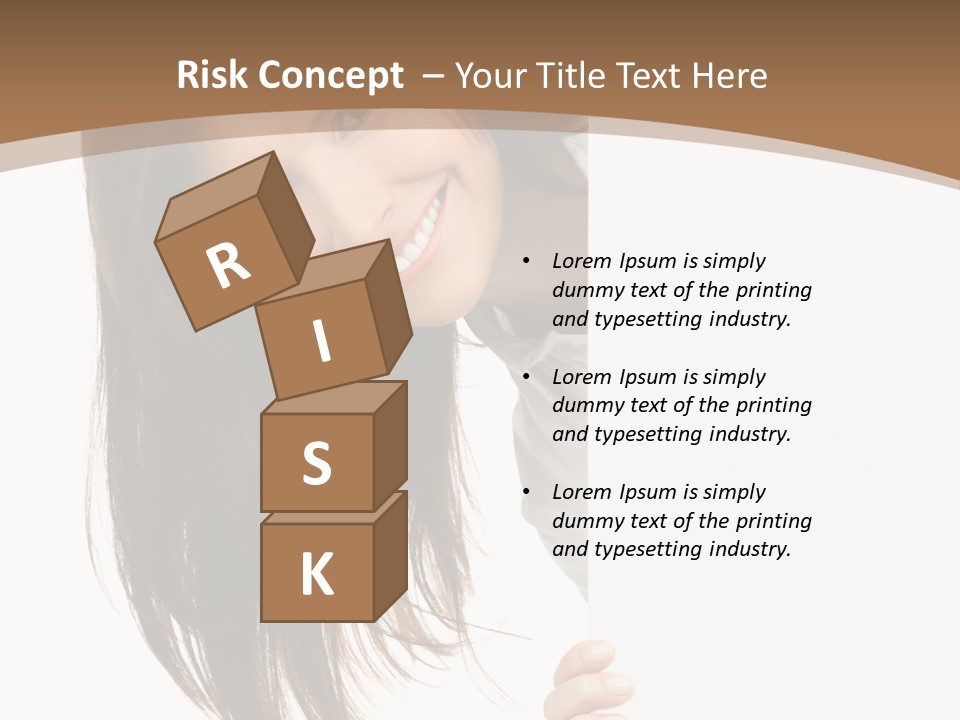 Over Isolated Smile PowerPoint Template