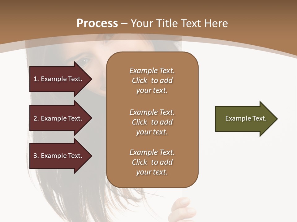 Over Isolated Smile PowerPoint Template
