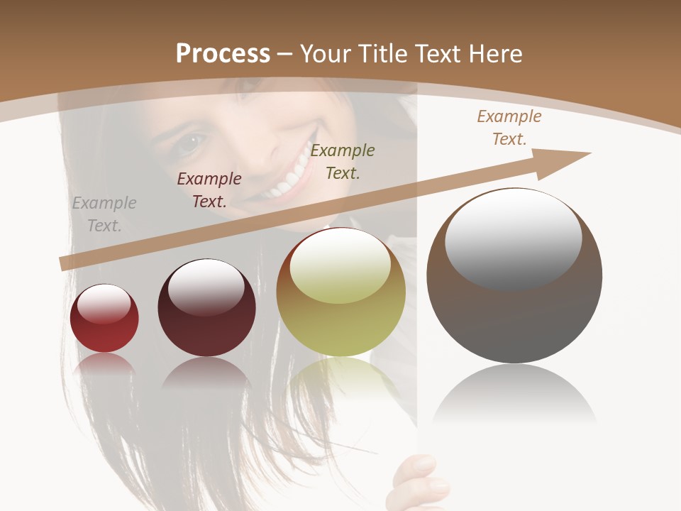 Over Isolated Smile PowerPoint Template
