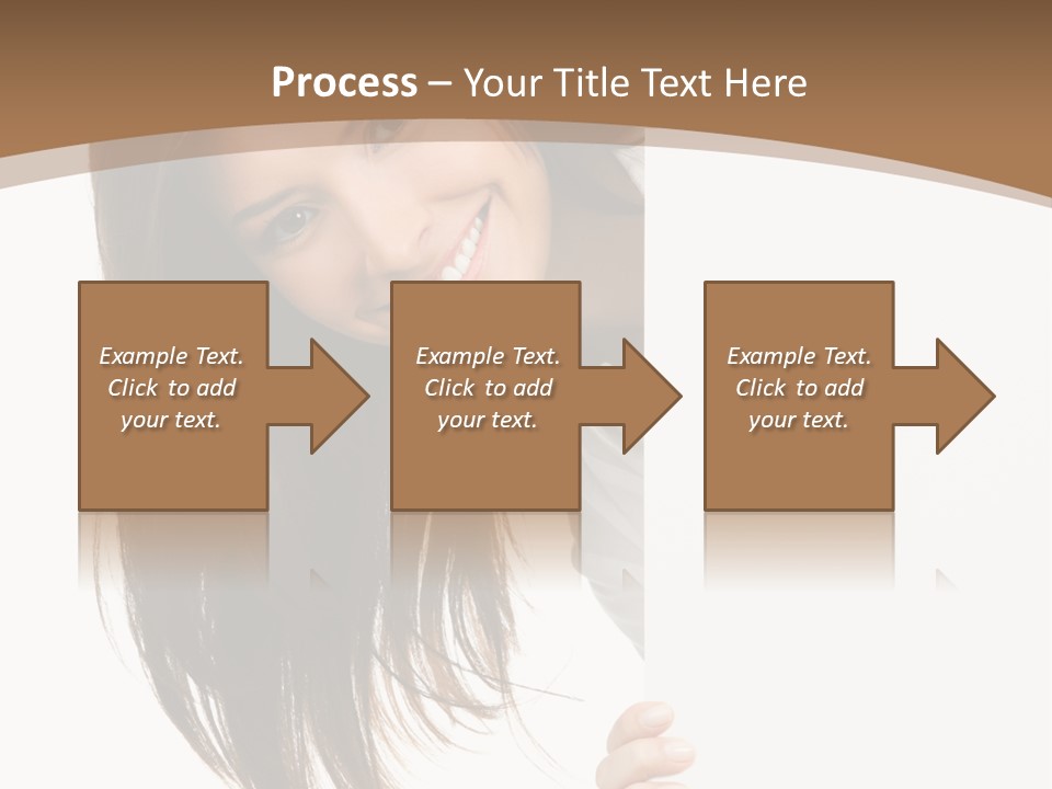 Over Isolated Smile PowerPoint Template