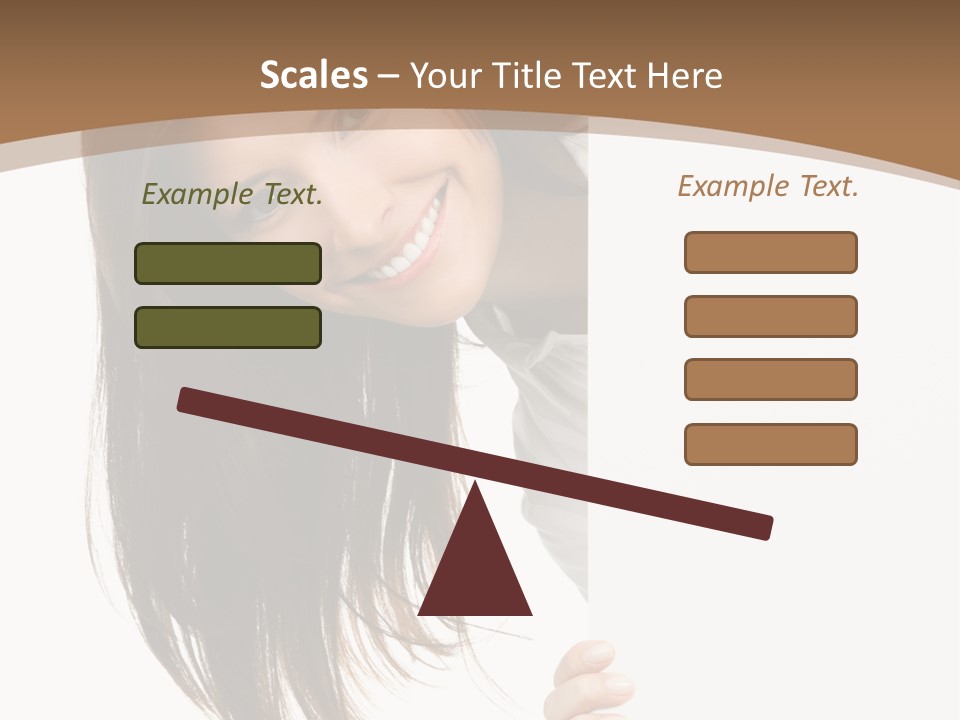 Over Isolated Smile PowerPoint Template
