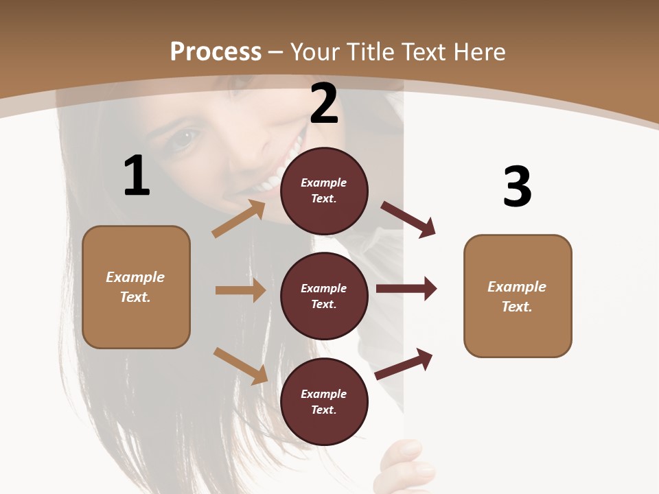 Over Isolated Smile PowerPoint Template