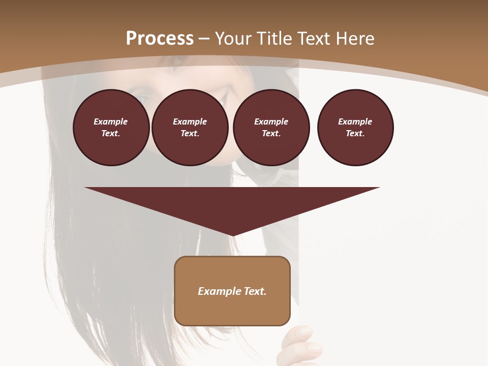 Over Isolated Smile PowerPoint Template