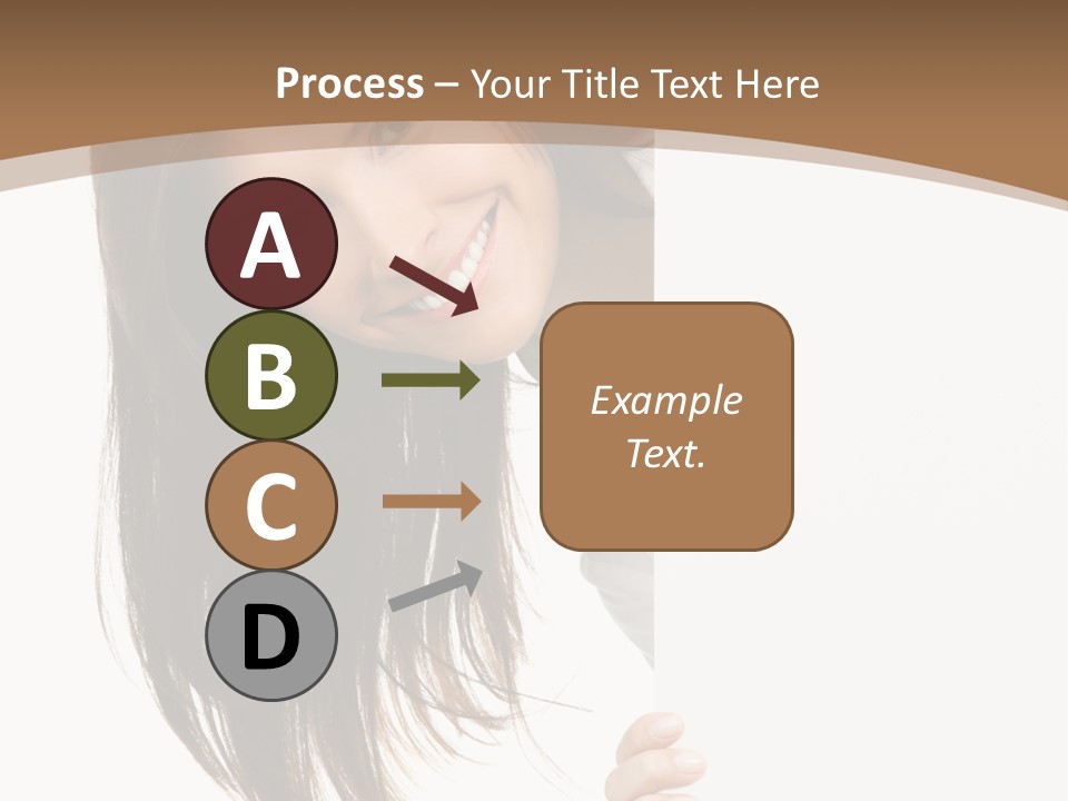 Over Isolated Smile PowerPoint Template