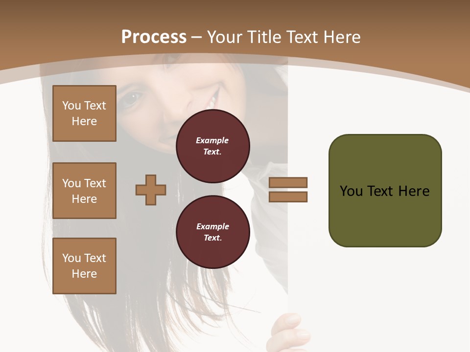 Over Isolated Smile PowerPoint Template