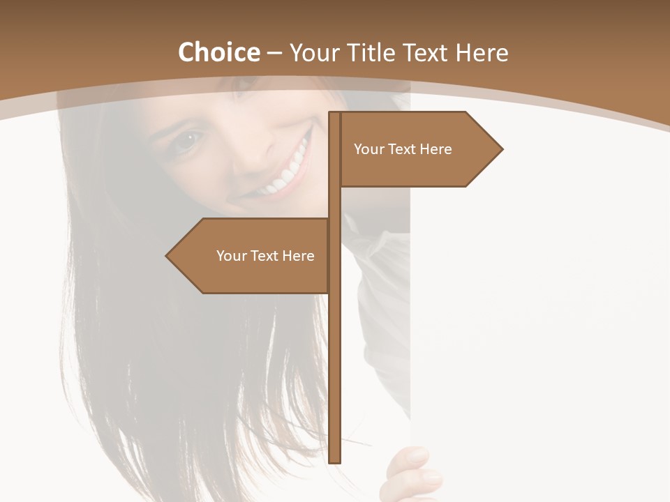 Over Isolated Smile PowerPoint Template