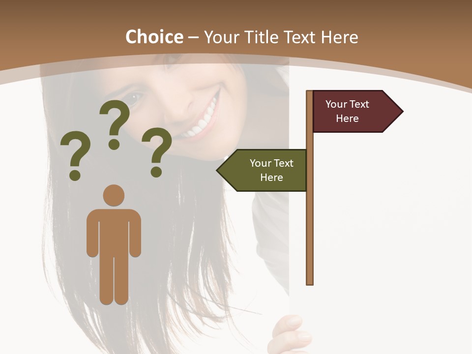 Over Isolated Smile PowerPoint Template