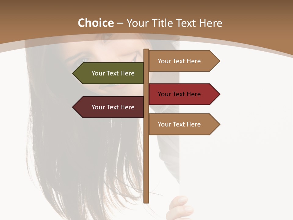 Over Isolated Smile PowerPoint Template