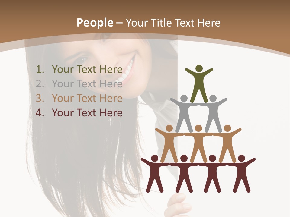 Over Isolated Smile PowerPoint Template