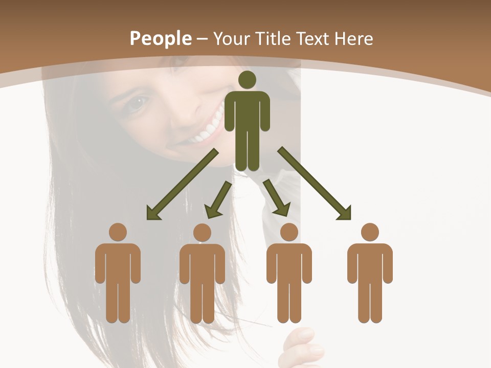 Over Isolated Smile PowerPoint Template
