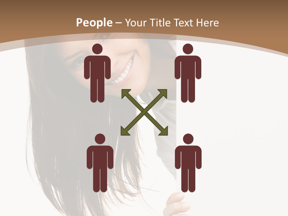 Over Isolated Smile PowerPoint Template