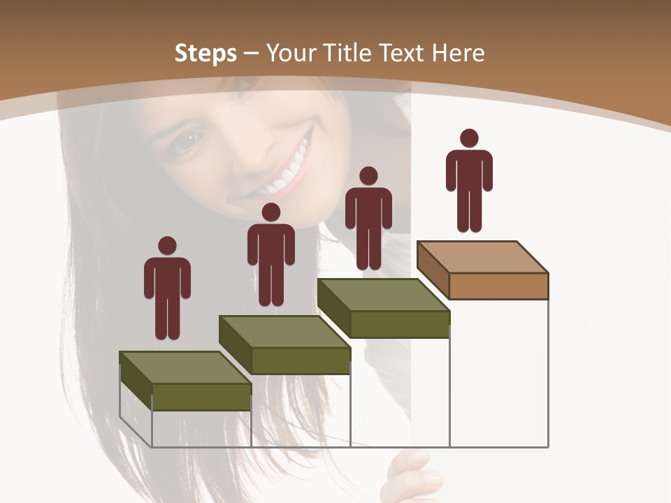 Over Isolated Smile PowerPoint Template