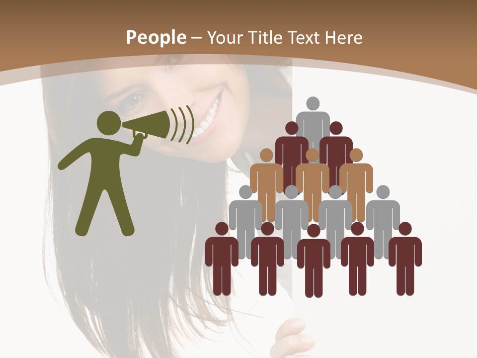 Over Isolated Smile PowerPoint Template