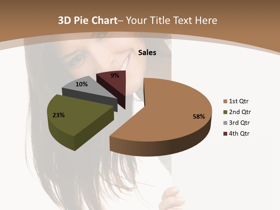 Over Isolated Smile PowerPoint Template