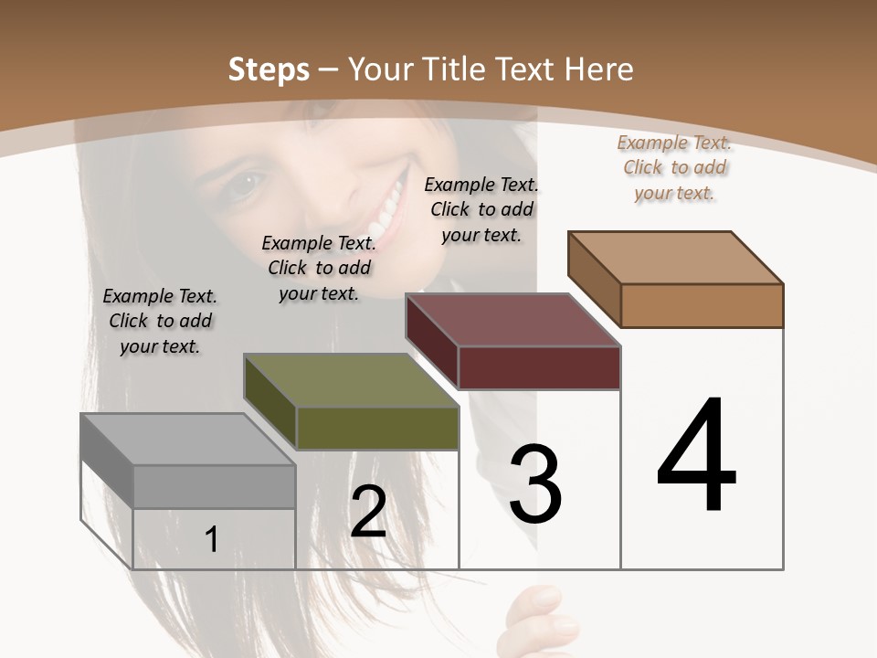 Over Isolated Smile PowerPoint Template