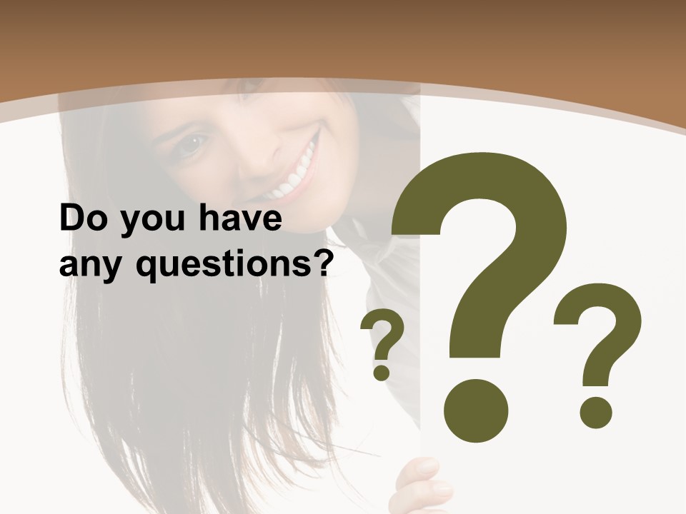 Over Isolated Smile PowerPoint Template