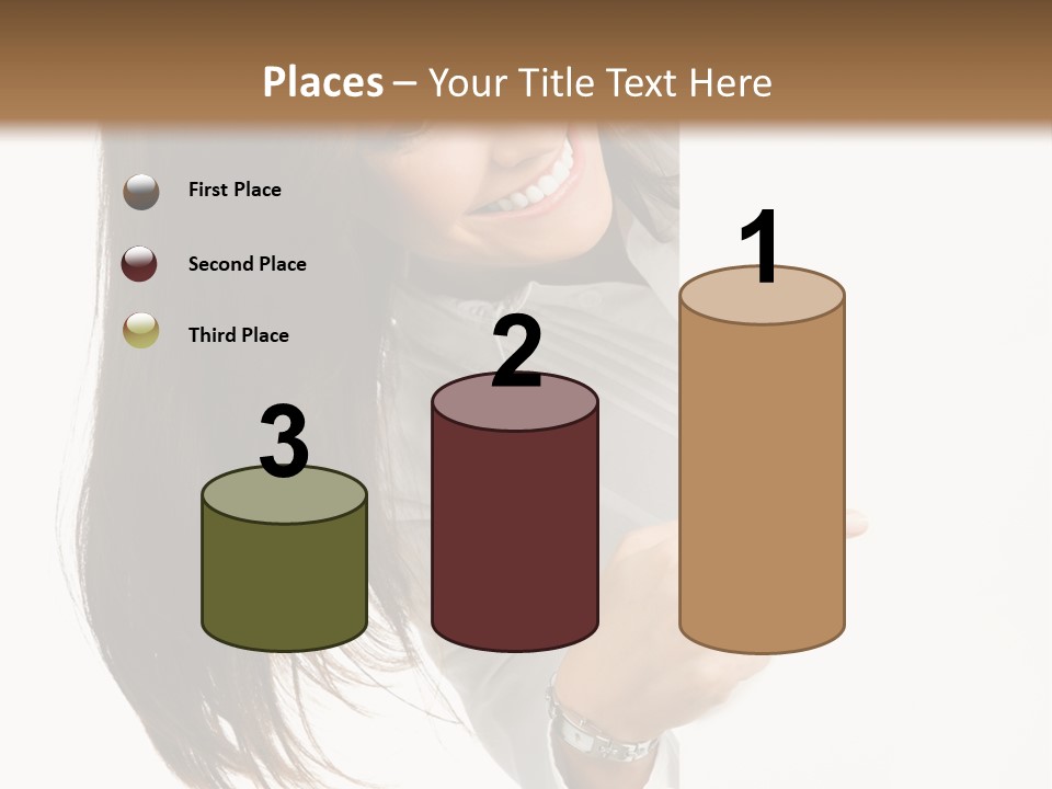 Cutout Employee Isolated PowerPoint Template