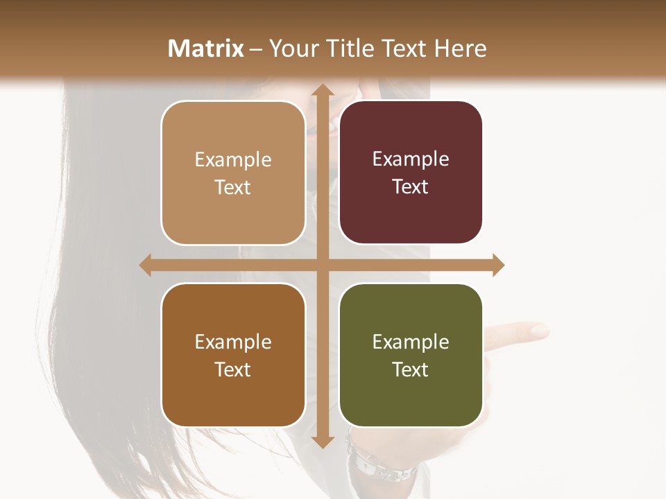 Cutout Employee Isolated PowerPoint Template