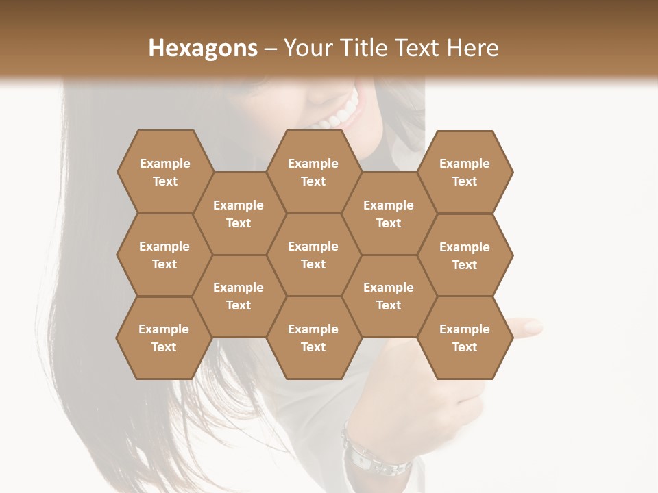 Cutout Employee Isolated PowerPoint Template