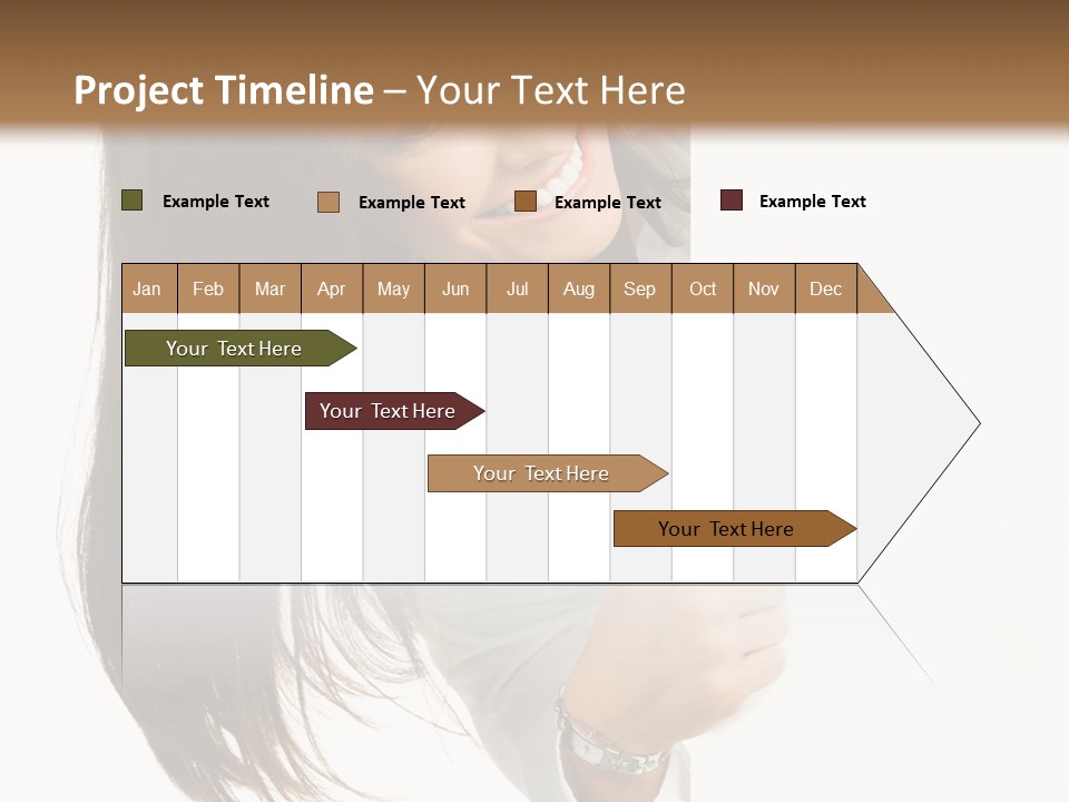 Cutout Employee Isolated PowerPoint Template